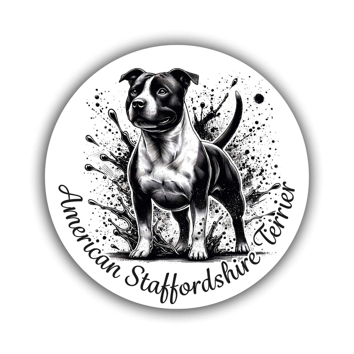 American Staffordshire Terrier Aufkleber 002