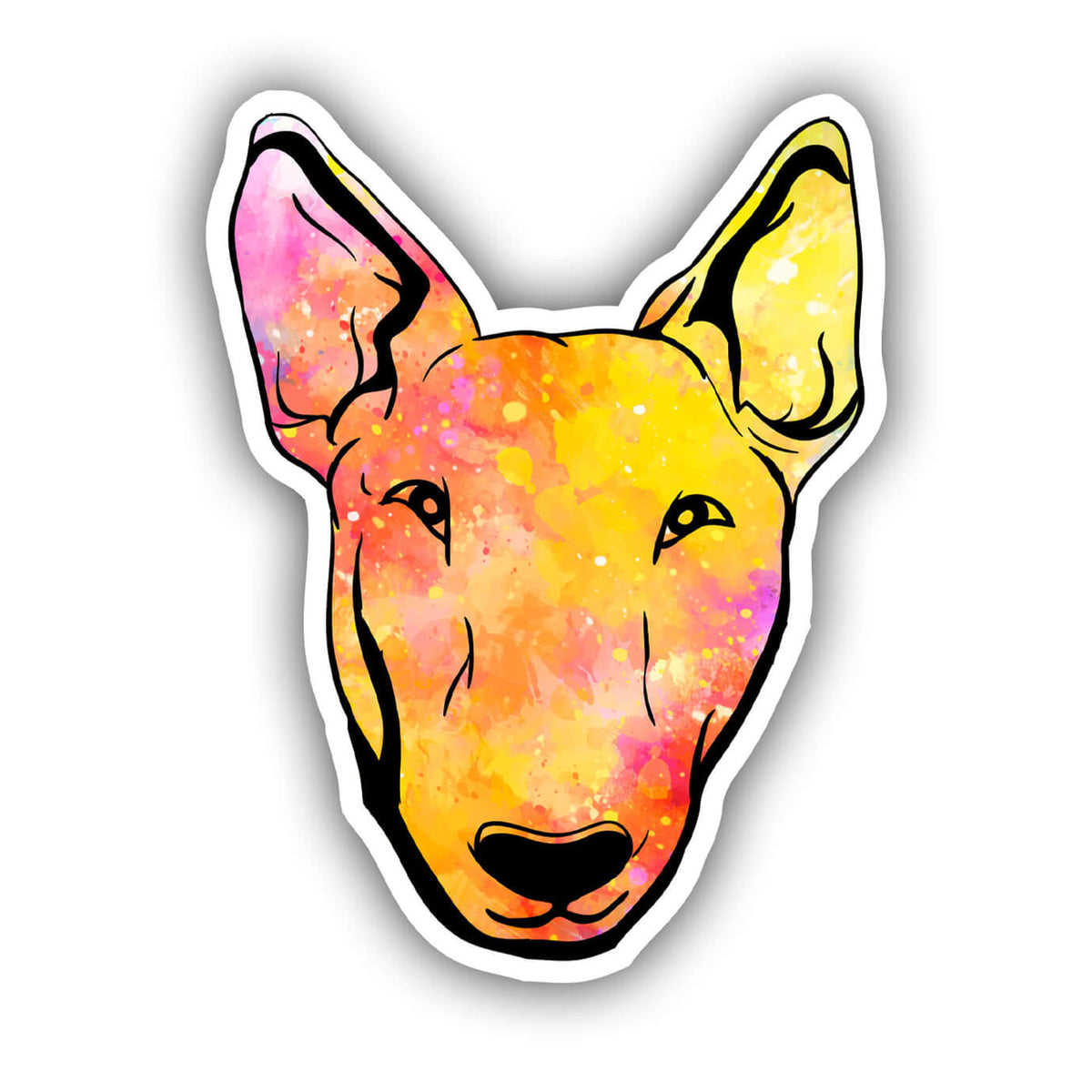 Bullterrier Aufkleber 012