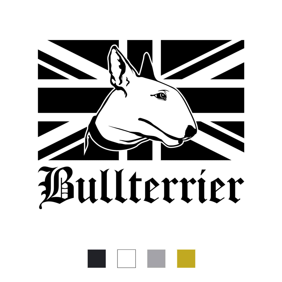 Bullterrier Aufkleber "A007"