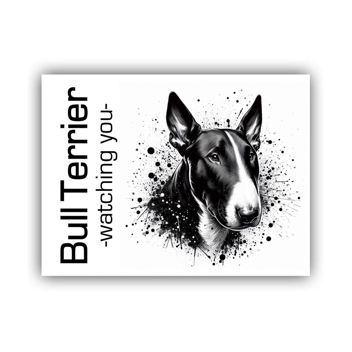 Bullterrier Schild "004"