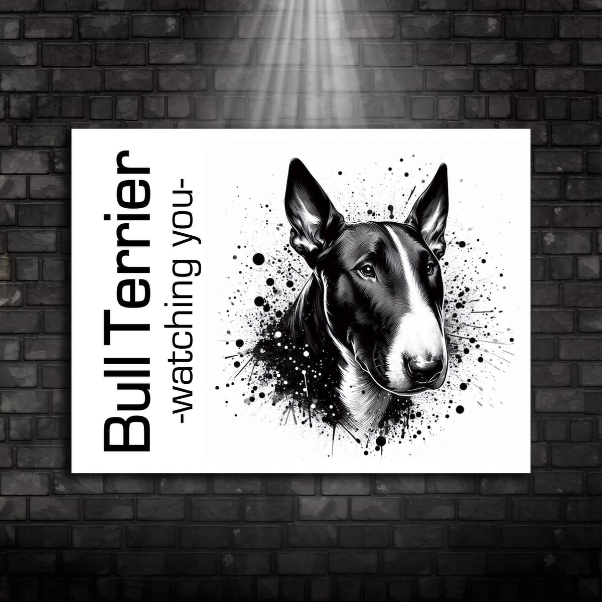 Bullterrier Schild "004"