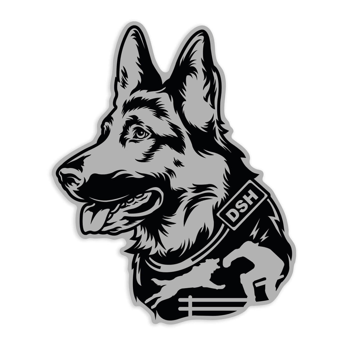 Deutscher Schäferhund Aufkleber "B003"