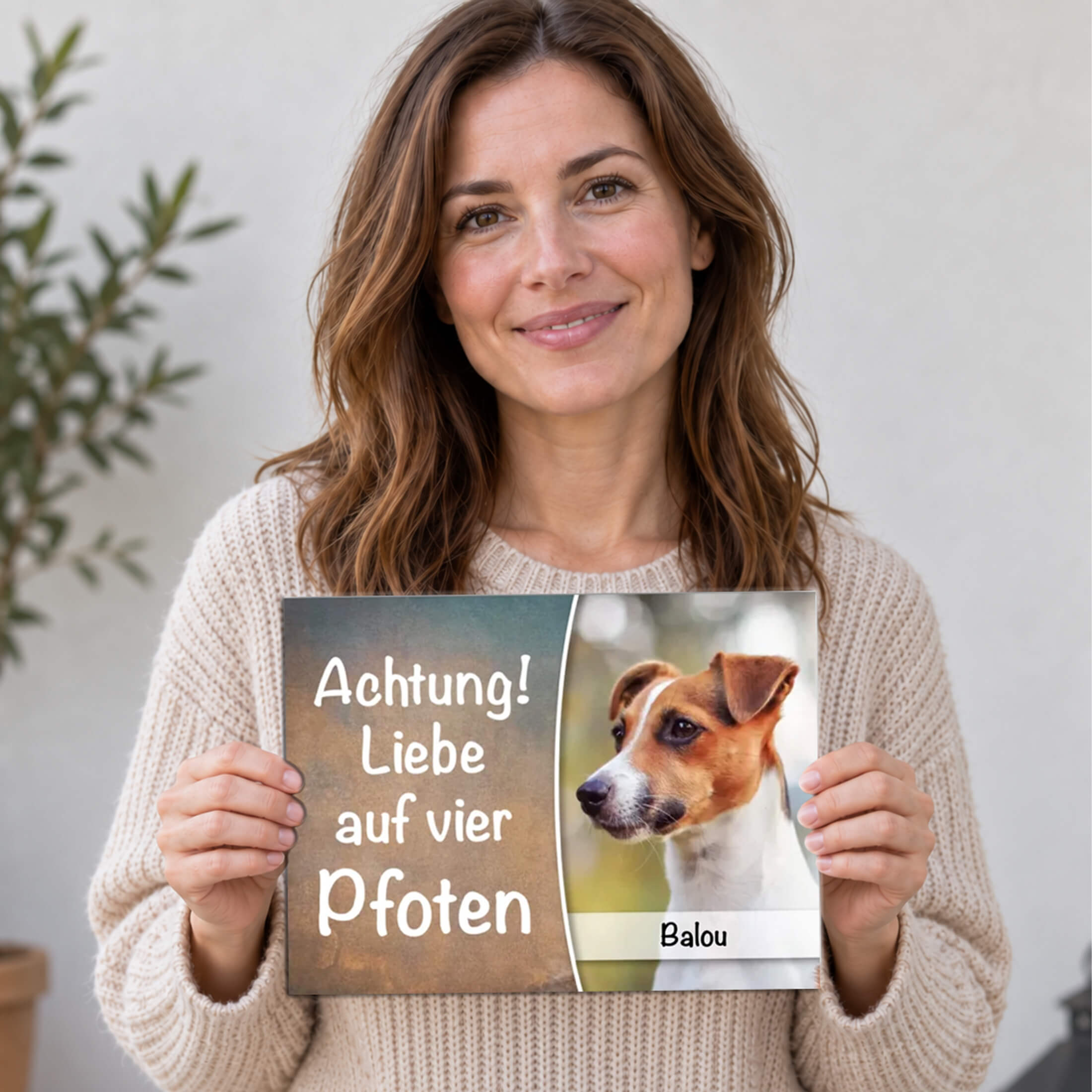 Hundeschild Personalisieren Schritt 3