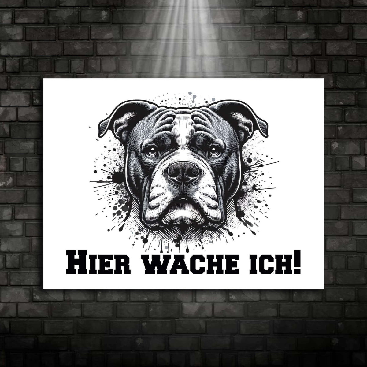 Old English Bulldog Schild "002"