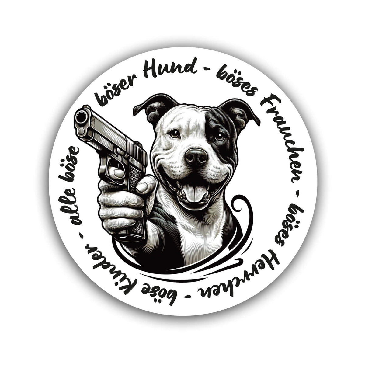 Staffordshire Bullterrier Aufkleber "B006"